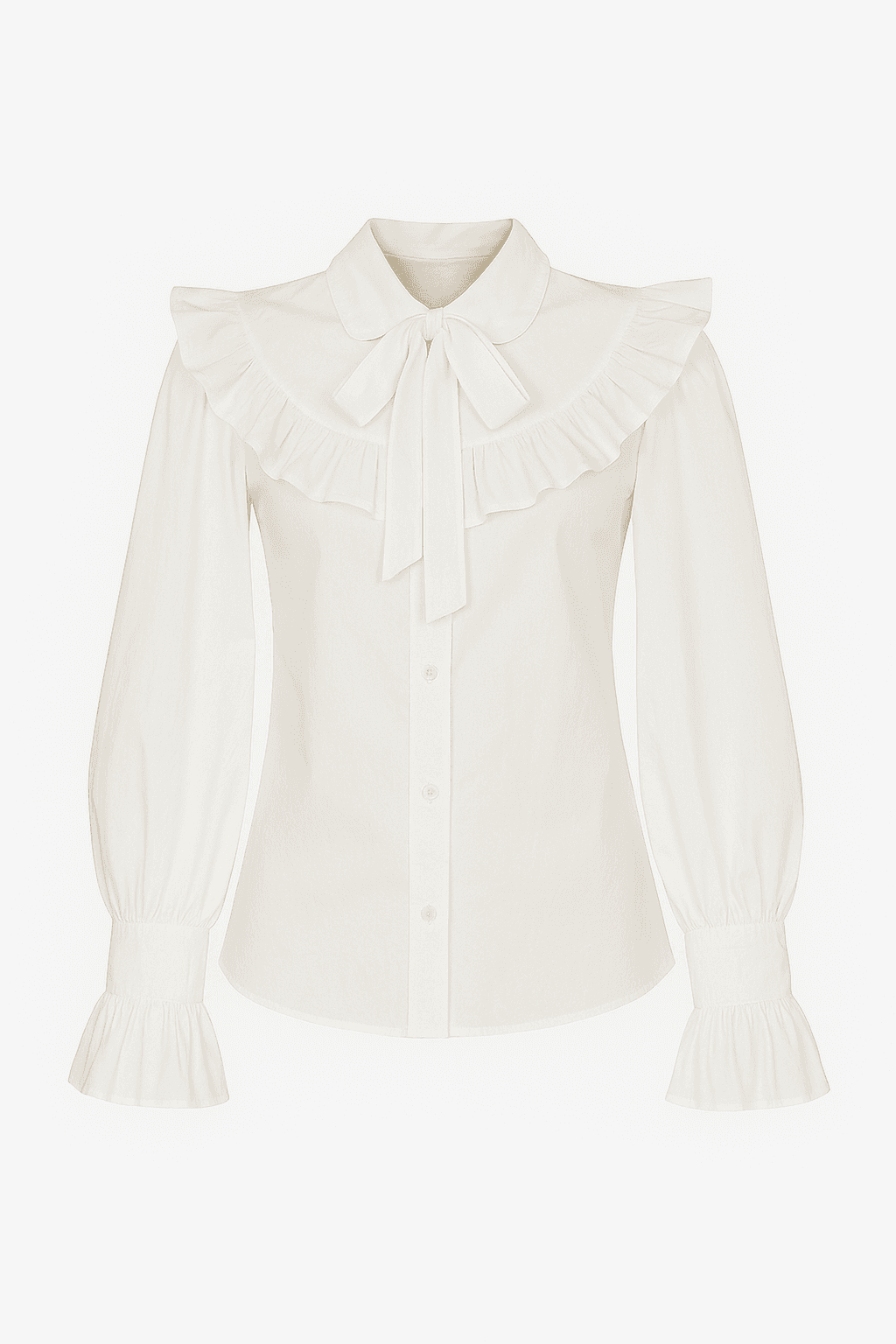 Sheer gothic mourning blouse